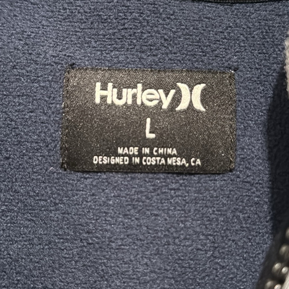 Hurley Zip Up Jacket - Gray‎ - Size Large - Picture 2 of 7